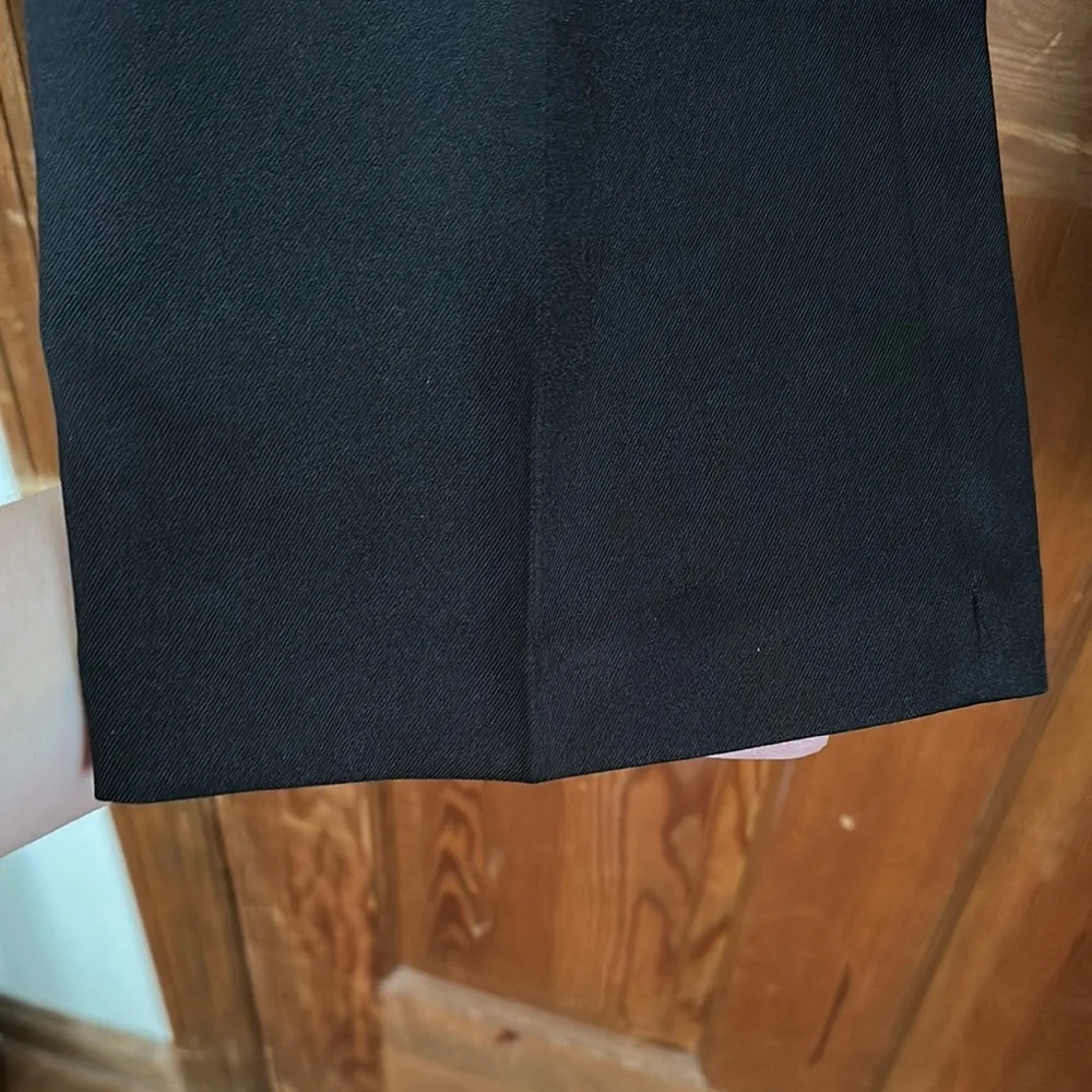Kenneth Cole Reaction Stretch Gabardine Black Dress Pants Size 38X30